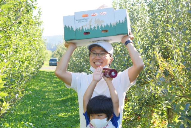 りんご　ワゴン オレゴンでリンゴ狩りへ：Kiyokawa Family Orchards（2020） – みとの